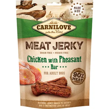 Carnilove Dog Jerky Chicken with Pheasant Bar 100g (min. odběr 10 ks)