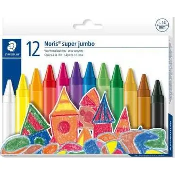 Kresba Staedtler Super Jumbo voskovky, 12 barev