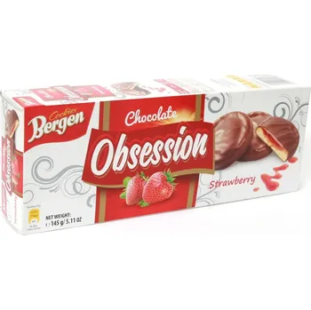 Bergen OBSESSION Cookies Jahoda 128g