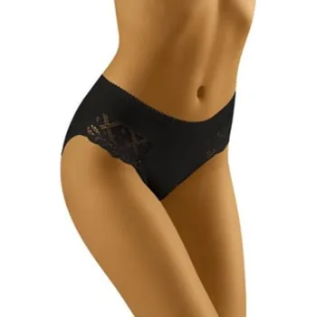 Dámské spodní prádlo Klasické krajkové dámské kalhotky Wolbar ECO-YO, černá XL i170_F-ECO YO-CZA-XL-22