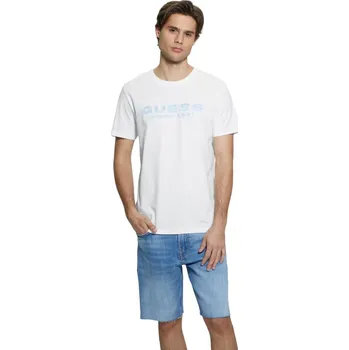 Pánské tričko GUESS SS CN GUESS LOGO TEE M4GI61J1314 G011 L Velikost: M