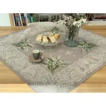 BYTEMA Gobelínový ubrus a šály KONVALINKA 100 x 100 cm