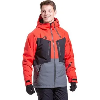 Meatfly pánská SNB & SKI bunda Cronos Ferrari Red/Dark Grey | Červená | Velikost M