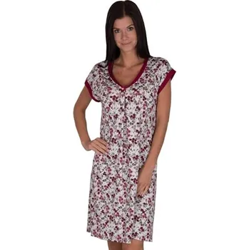 Dámské noční prádlo Dámská noční košile Mia DE LAFENSE vínová L