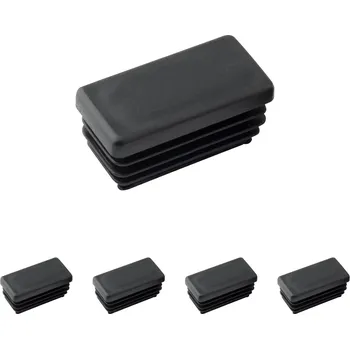 Nábytkové kování Walteco Zátka 40x20mm, plast, černá Množství: 5 ks