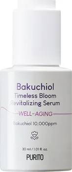 Pleťové sérum Purito Bakuchiol Timeless Bloom intenzivní revitalizační sérum pro obnovu pevnosti pleti 30 ml