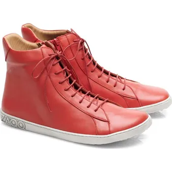 Dámská zdravotní obuv ZAQQ SNAQ red / dark brown / antique brown 36-48 NAPPA/NAPPA Dvouvrstvá hlazená kůže Červená 40
