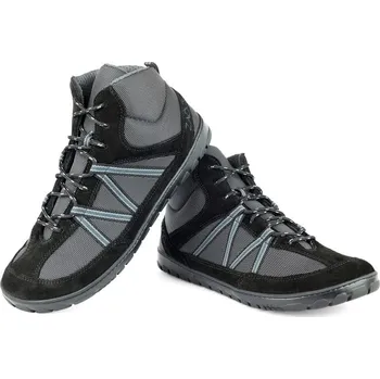 Pánská treková obuv ZAQQ ROQQ Trail 37-48 VELUR/MESH Broušená kůže, prodyšná síťovina Hnědá 38