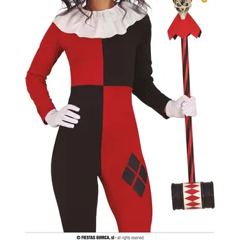 Karnevalový doplněk Guirca Kladivo s odnímatelným šaškem 90 cm VADA