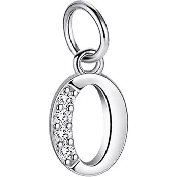 Přívěsek NUBIS® Stříbrný přívěšek - iniciála písmeno - NB-4486-O