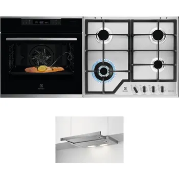 Set domácích spotřebičů ELECTROLUX KOBCS31X + ELECTROLUX KGS64362XX + ELECTROLUX LFP326S