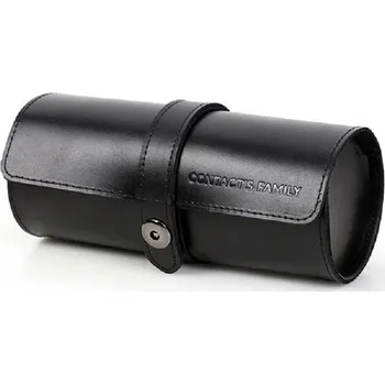 Šperkovnice Contacts® Kožené pouzdro na 3 hodinky Černé Contacts CF1117s2