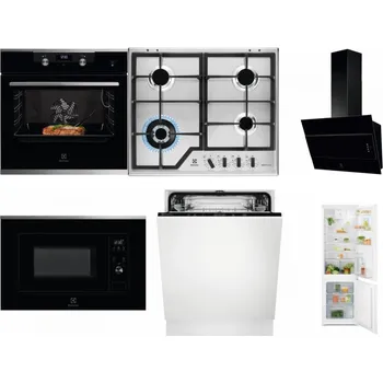 Set domácích spotřebičů ELECTROLUX KODEC75X2 + ELECTROLUX KGS64362XX + ELECTROLUX LFV316K + ELECTROLUX LMS2203EMX + ELECTROLUX EEA27200L + ELECTROLUX LND5FE18S