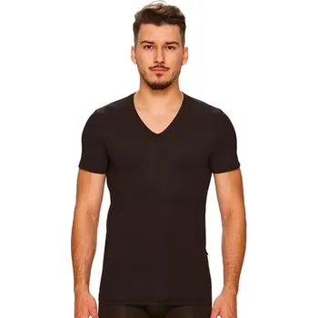 Pánské tričko Pánské tričko Amante Uomo 01/9-081/1 FABIO černá L