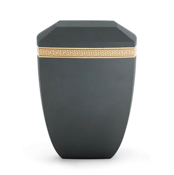 Smuteční dekorace Ekologická urna Meander - Antracit