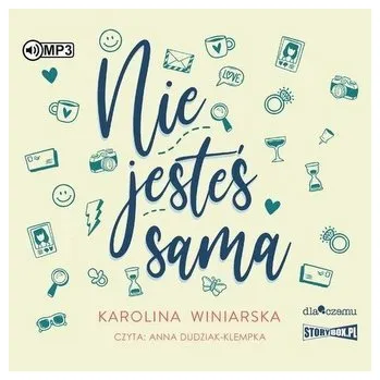 CD MP3 Nie jesteś sama - Karolina Winiarska
