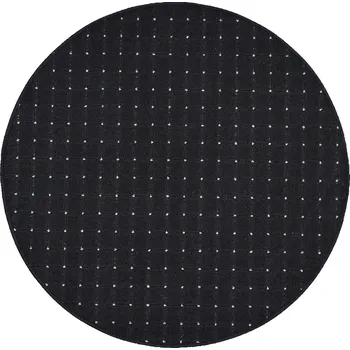 Koberec Kusový koberec Udinese antracit kruh, 300x300 (průměr) kruh, šedá, chodba / předsíň, Condor Carpets - 1 rok na vrácení + DOPRAVA ZDARMA k Vám i zpět