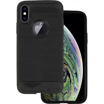 Pouzdro Forcell Carbon Case pro IPHONE X/XS černá 5900217226192