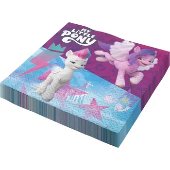 Papírový ubrousek PARTY FACTORY Papírové ubrousky My Little Pony 33x33cm 20ks