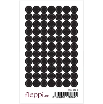 samolepka Fleppi Samolepky Color coding Barva samolepek: černá