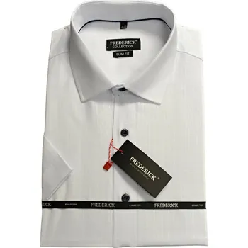 Pánská košile Pánská košile s krátkým rukávem - střih SLIM - vzor F711A - 39