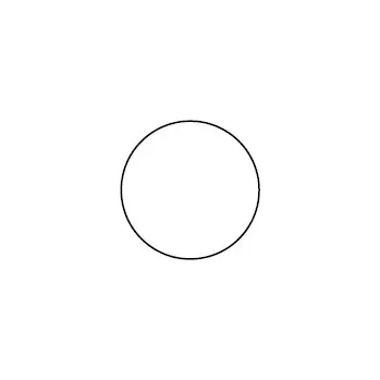 Puig Samolepka PUIG NUMBER 6 4259B bílá 115mm (5 units)