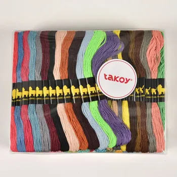 Vyšívací příze sada 100 ks