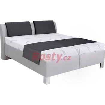 Nábytek Pohoda ČALOUNĚNÁ POSTEL RIO 160x200 rošty, bez přehozu
