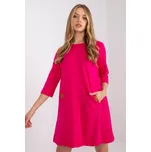 RELEVANCE Bavlněné šaty Gianna fuchsiové Velikost: S/M