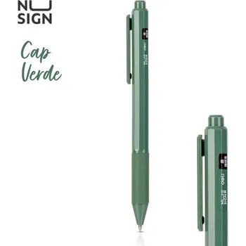 Gelové pero Nusign NS559 - klikací, 0.5 mm modré - Cap Verde