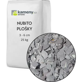 Zahradní dekorace Kameny.cz Okrasné kameny Plošky Nubito, fialovo - černá břidlice