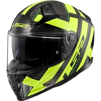 Helma na motorku LS2 FF811 Vector II C Strong černo-fluo žlutá