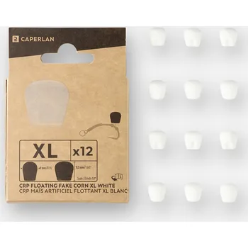 Umělá nástraha CAPERLAN Plovoucí kukuřice na kaprařinu XL bílá 12 ks BÍLÁ