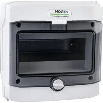 Montáž na povrch, plastové pouzdro, IP65, 1 rada, 8 modulu, 1000V DC