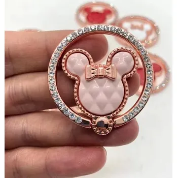 Držák na telefon | kroužek na mobil na prst - motiv Mickey a Minnie - 1215255004