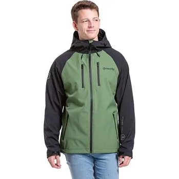 Meatfly pánská softshell bunda Rasmussen Forest Green/Black | Černá | Velikost M