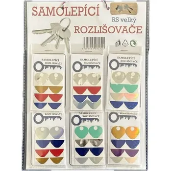 Rozlišovač klíče Rozlišovač klíčů samolepící FAB RSD á 8ks
