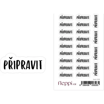 samolepka Fleppi Samolepky Připravit