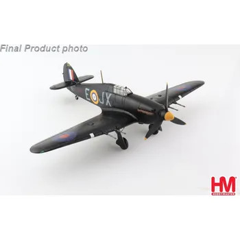 Plastikový model 1:48 Hawker Hurricane Mk II RAF No.1 Sqn, BE581, Karel M. Kuttelwascher, RAF Tangmere, England, 1942