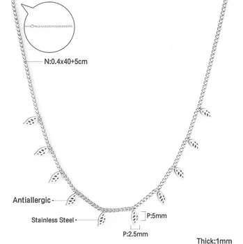 Náhrdelník Stylový náhrdelník ve stříbrné barvě - 482S