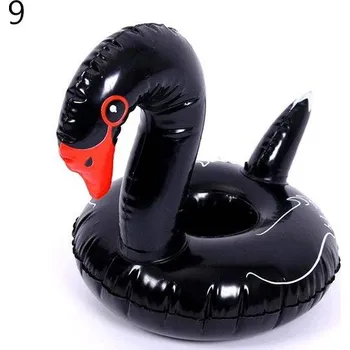 Nafukovací držák nápojů do vody - více variant - černá labuť