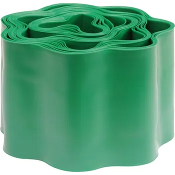 Zahradní obrubník Plastový okraj trávníku 10cm/9m zelený FLO
