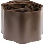 Plastový okraj trávníku 10cm/9m hnědý FLO