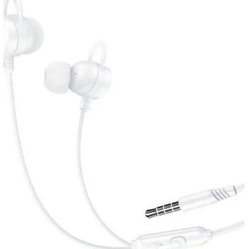 Handsfree XO EP62 stereo sluchátka s 3,5 mm audio jackem bílá