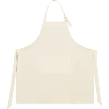 Pracovní zástěra L-Merch Gastro zástěra NT5221 Natural 75 x 85 cm