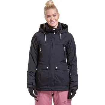 Meatfly dámská SNB & SKI bunda Terra Black | Černá | Velikost XL