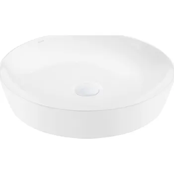 Umyvadlo Ksuro 105 umyvadlo 49x49 cm kulatý na pult bílá 20011000