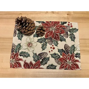 prostírání BYTEMA Prostírání VÁNOČNÍ RŮŽE BARDI 31 x 43 cm