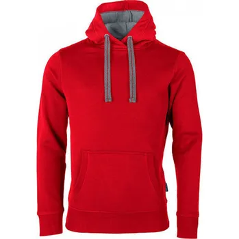 Pánská mikina HRM Přiléhavá unisex klokanka s velmi hladkou strukturou povrchu Barva: červená, Velikost: 4XL HRM900