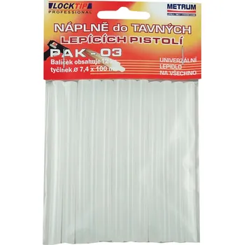 Montážní pěna Náboje do tavné pistole (12 ks, 7 mm / 10 cm)